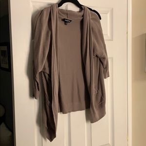Express cardigan - purple gray color